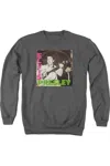 Gildan Elvis Presley First Lp Adult Crewneck Sweatshirt In Pink