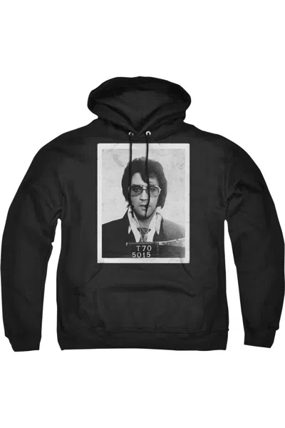 Gildan Elvis Presley Framed Adult Pull Over Hoodie In Black