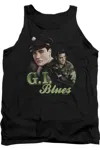 Gildan Elvis Presley G I Blues Adult Tank In Black