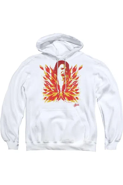 Gildan Elvis Presley His Latest Flame Adult Pull Over Hoodie In White