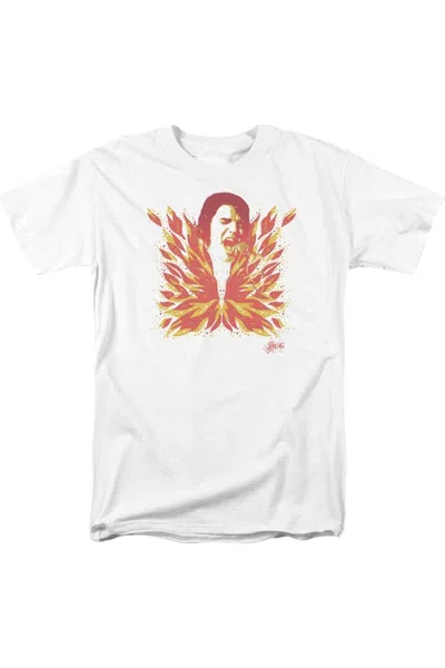 Gildan Elvis Presley His Latest Flame Short Sleeve Adult Tee / T-shirt In White