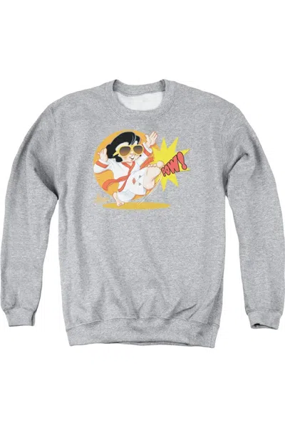 Gildan Elvis Presley Karate King Adult Crewneck Sweatshirt In Multi