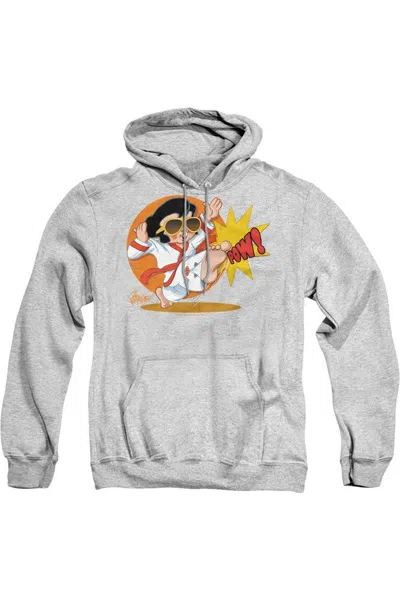 Gildan Elvis Presley Karate King Adult Pull Over Hoodie In Multi