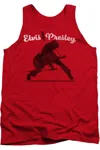 Gildan Elvis Presley Overprint Adult Tank In Red