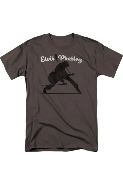 Gildan Elvis Presley Overprint Short Sleeve Adult Tee / T-shirt In Pink