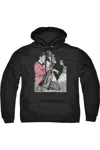 Gildan Elvis Presley Rock N Rollong Sleevemoke Adult Pull Over Hoodie In Black