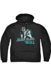 Gildan Elvis Presley Shake Rattle & Roll Adult Pull Over Hoodie In Black