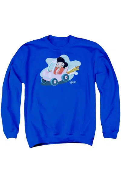 Gildan Elvis Presley Speedway Adult Crewneck Sweatshirt In Blue
