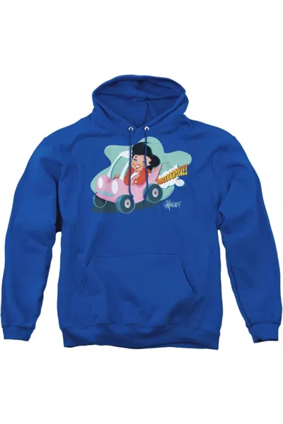 Gildan Elvis Presley Speedway Adult Pull Over Hoodie In Blue
