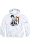 Gildan Elvis Presley Speedway Adult Pull Over Hoodie In White
