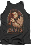 Gildan Elvis Presley Stripes Adult Tank In Pink