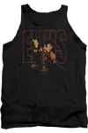 Gildan Elvis Presley Take My Hand Adult Tank In Black