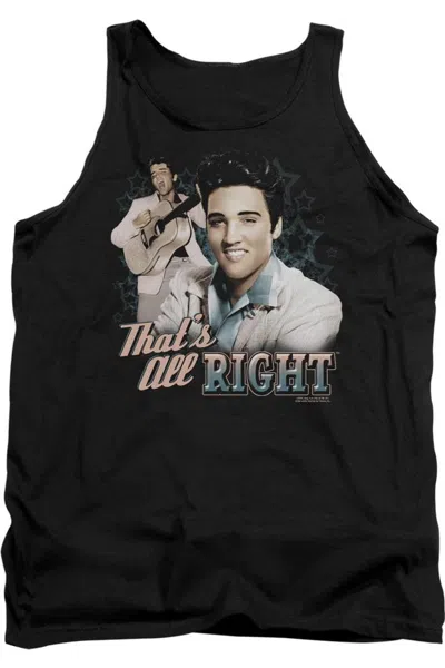 Gildan Elvis Presley Thats All Right Adult Tank In Black