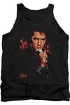 Gildan Elvis Presley Trouble Adult Tank In Black
