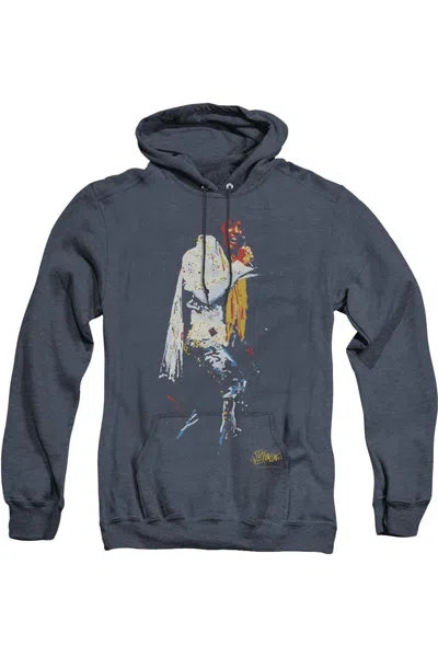 Gildan Elvis Presley Yellow Scarf Adult Heather Hoodie In Blue