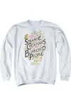 Gildan Fantastic Beasts 2 Blinkered People Adult Crewneck Sweatshirt In White
