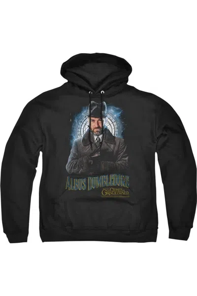 Gildan Fantastic Beasts 2 Dumbledore Adult Pull Over Hoodie / Hooded Sweatshirt In Black