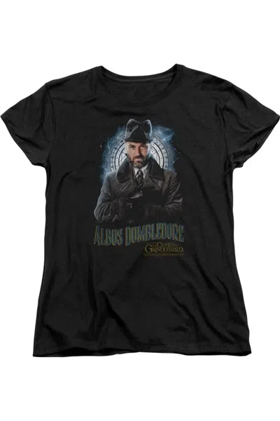 Gildan Fantastic Beasts 2 Dumbledore Short Sleeve Women´s Tee / T-shirt In Black