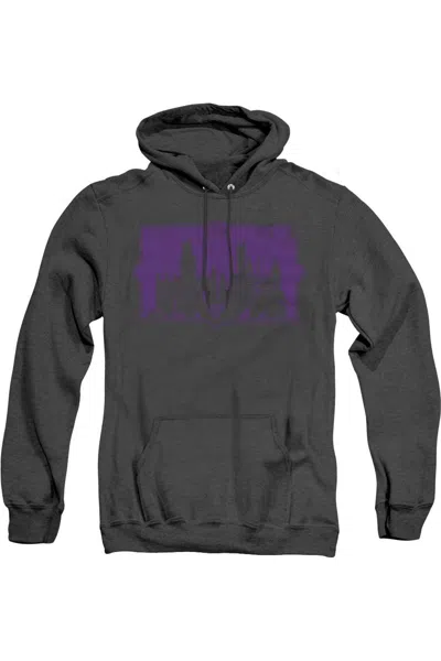 Gildan Fantastic Beasts 2 Hogwarts Silhouette Adult Heather Hoodie / Hooded Sweatshirt In Black