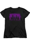 Gildan Fantastic Beasts 2 Hogwarts Silhouette Short Sleeve Women´s Tee / T-shirt In Black