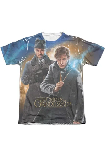 Gildan Fantastic Beasts 2 Team Up Adult Poly/cotton Short Sleeve Tee / T-shirt In White