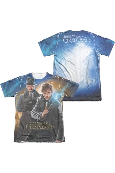 Gildan Fantastic Beasts 2 Team Up (front/back Print) Adult Poly/cotton Short Sleeve Tee / T-shirt In White