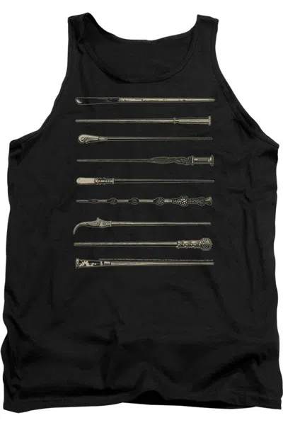 Gildan Fantastic Beasts 2 Wands Adult Tank Top In Black