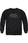 Gildan Fantastic Beasts Logo Adult Crewneck Sweatshirt In Black