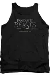 Gildan Fantastic Beasts Logo Adult Tank Top In Black