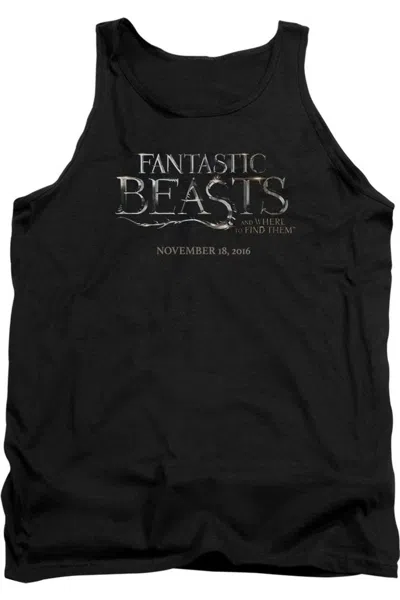 Gildan Fantastic Beasts Logo Adult Tank Top In Black