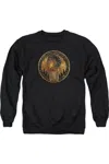 Gildan Fantastic Beasts Magical Congress Crest Adult Crewneck Sweatshirt In Black