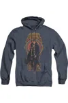 Gildan Fantastic Beasts Newt Scamander Adult Heather Hoodie / Hooded Sweatshirt In Blue