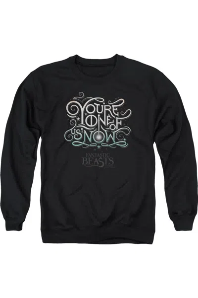 Gildan Fantastic Beasts One Of Us Adult Crewneck Sweatshirt In Black