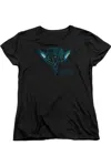 Gildan Fantastic Beasts Swooping Evil Short Sleeve Womens Tee / T-shirt In Black