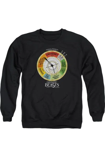 Gildan Fantastic Beasts Threat Gauge Adult Crewneck Sweatshirt In Black