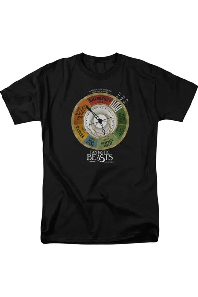 Gildan Fantastic Beasts Threat Gauge Short Sleeve Adult Tee / T-shirt In Black