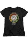 Gildan Fantastic Beasts Threat Gauge Short Sleeve Womens Tee / T-shirt In Black