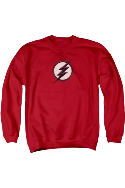 Gildan Flash Jesse Quick Logo Adult Crewneck Sweatshirt In Red