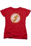 Gildan Flash Season 4 Logo Short Sleeve Women´s Tee / T-shirt In Red