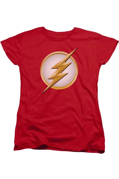 Gildan Flash Season 4 Logo Short Sleeve Women´s Tee / T-shirt In Red