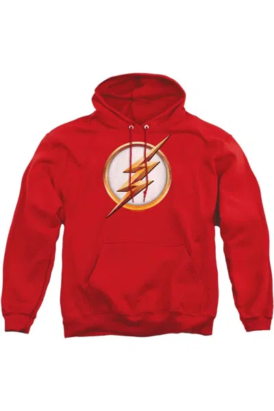 Gildan Flash Season 4 Logo Adult Pull Over Hoodie / Hooded Sweatshirt In Red