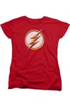 Gildan Flash Season 4 Logo Short Sleeve Women´s Tee / T-shirt In Red