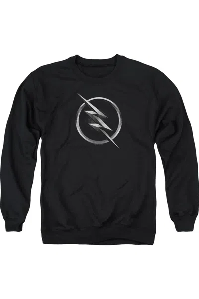 Gildan Flash Zoom Logo Adult Crewneck Sweatshirt In Black