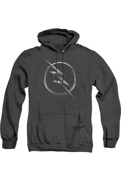 Gildan Flash Zoom Logo Adult Heather Hoodie / Hooded Sweatshirt In Black