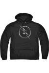 Gildan Flash Zoom Logo Adult Pull Over Hoodie / Hooded Sweatshirt In Black