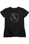 Gildan Flash Zoom Logo Short Sleeve Women´s Tee / T-shirt In Black