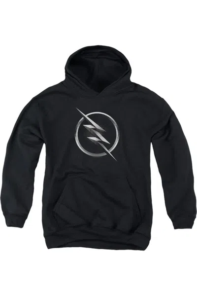 Gildan Kids' Flash Zoom Logo Youth Pull Over Hoodie / Hooded Sweatshirt In Black