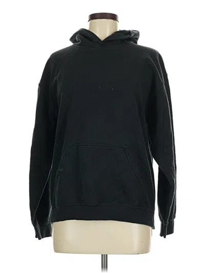 Pre-owned Gildan Fleece Jacket In Black