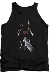 Gildan Freddy Vs Jason Face Off Adult Tank Top In Black