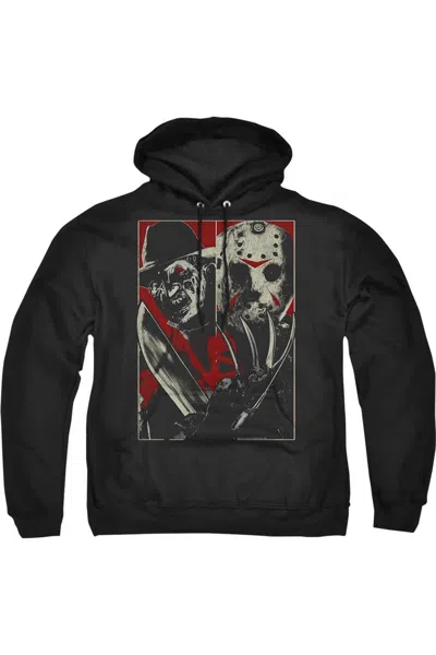 Gildan Freddy Vs Jason Vs Adult Pull Over Hoodie / Hooded Sweatshirt In Black